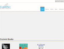 Tablet Screenshot of clearskypublishing.com